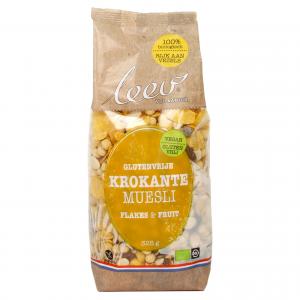 Organic glutenfree granola red fruit